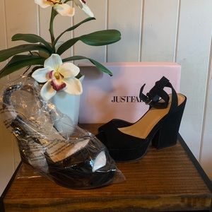 Women’s black heel